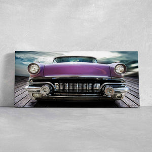 Pontiac Chieftain Vintage Car Wall Art Canvas Print-Stunning Canvas Prints