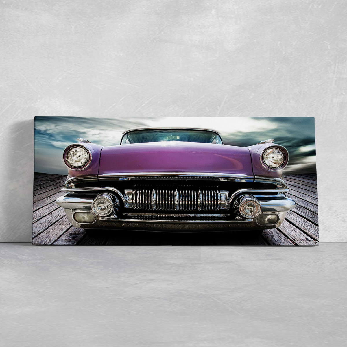 Pontiac Chieftain Vintage Car Wall Art Canvas Print-Stunning Canvas Prints