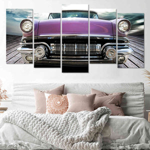 Pontiac Chieftain Vintage Car Wall Art Canvas Print-Stunning Canvas Prints