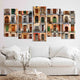 Old Doors Of Room Multi Panel Canvas Wall Art-Stunning Canvas Prints