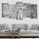 Tree Trunk Pattern Wall Art For Living Room Wall-Stunning Canvas Prints