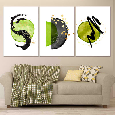 Green Minimalist Wall Art Canvas-Stunning Canvas Prints