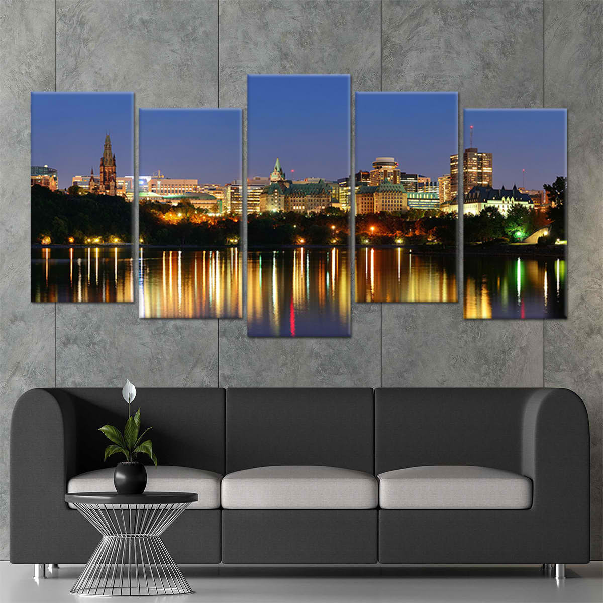 Ottawa Skyline Wall Art Canvas-Stunning Canvas Prints