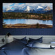 Oversized Rocky Mountain wall art for bedroom or office