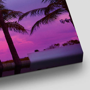 Colorful Palm Trees Wall Art Canvas-Stunning Canvas Prints