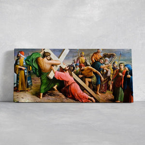Crucifixion Of Jesus Christ Wall Art Christian wall prints, religious picture frames, sacred heart of Jesus print, large Christian artwork