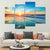 Peaceful Sunset Beach Canvas Wall Art