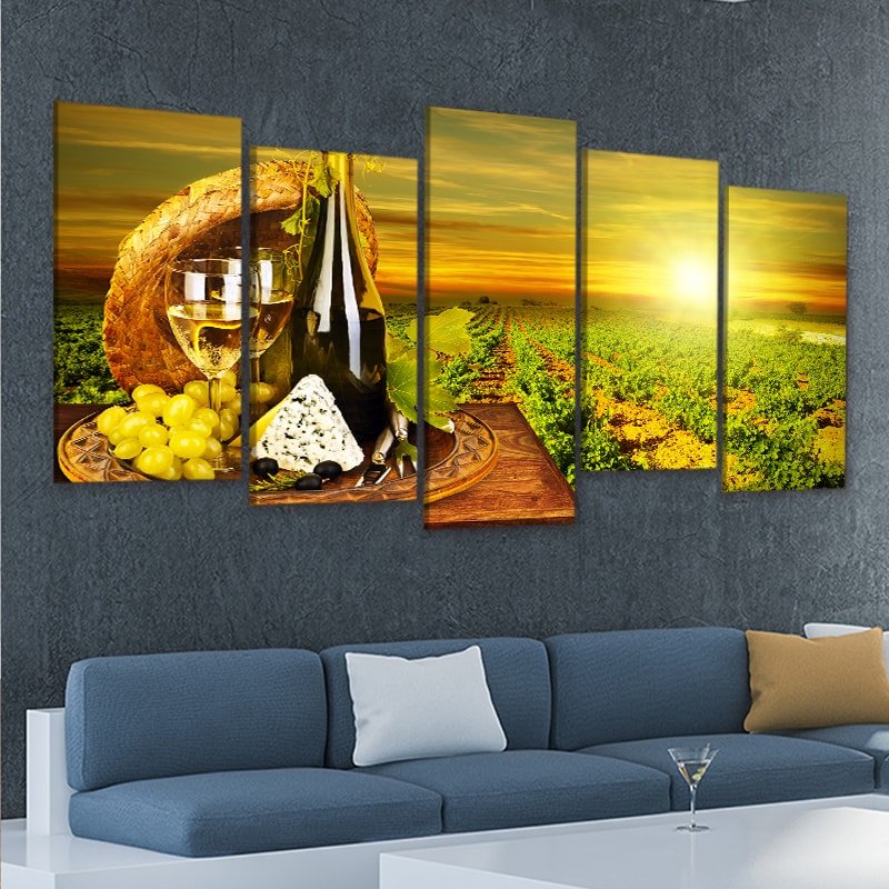 Perfect Wine Pairing Wall Art Canvas Print-Stunning Canvas Prints
