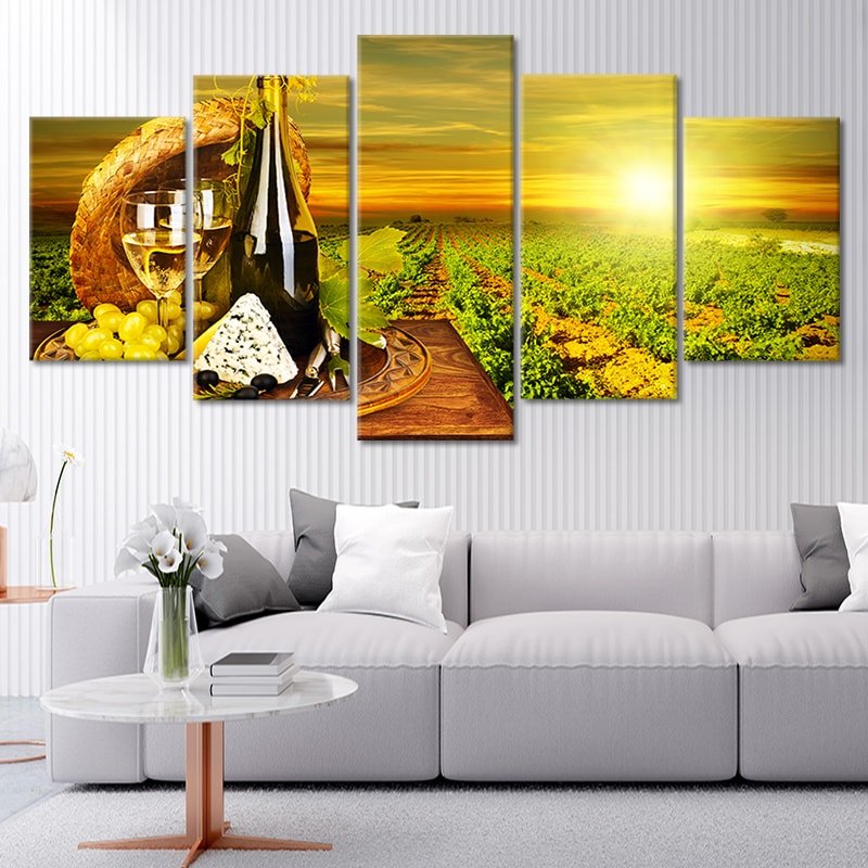 Perfect Wine Pairing Wall Art Canvas Print-Stunning Canvas Prints