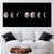 Phases Of the Moon Canvas Wall Art