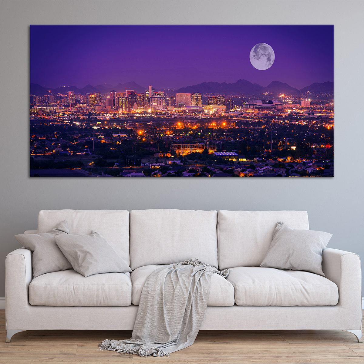 Phoenix Skyline Wall Art Canvas-Stunning Canvas Prints