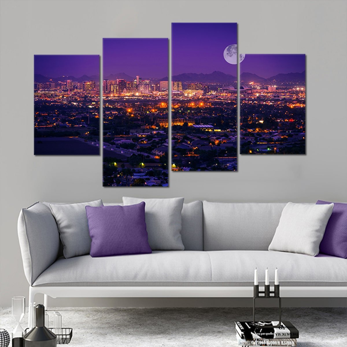Phoenix Skyline Wall Art Canvas-Stunning Canvas Prints