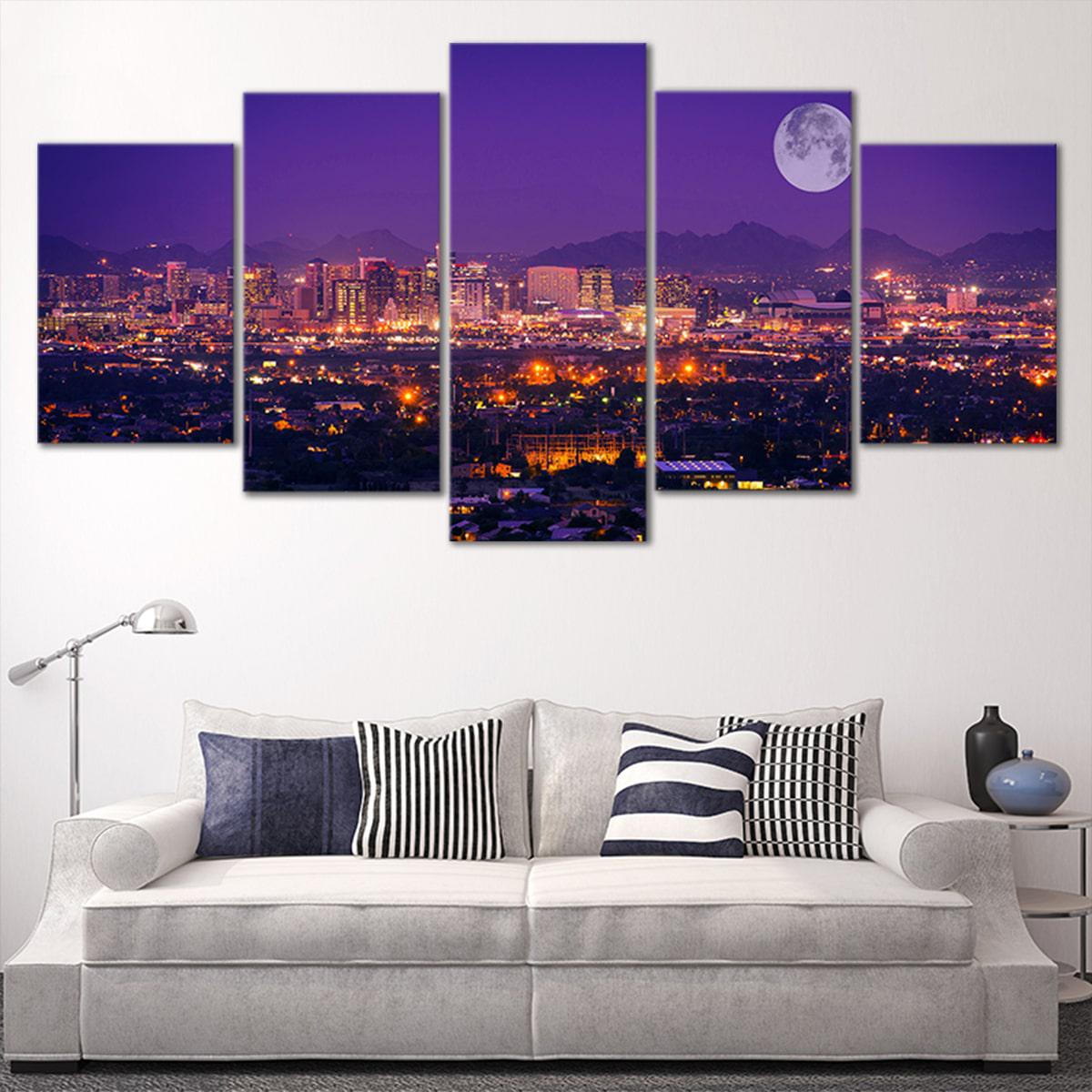 Phoenix Skyline Wall Art Canvas-Stunning Canvas Prints