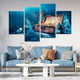 Underwater Pirate Treasure Wall Art Canvas Print-Stunning Canvas Prints