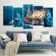 Underwater Pirate Treasure Wall Art Canvas Print-Stunning Canvas Prints