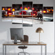 Law Enforcement Police Car Lights Wall Art Canvas Print-Stunning Canvas Prints
