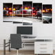 Law Enforcement Police Car Lights Wall Art Canvas Print-Stunning Canvas Prints