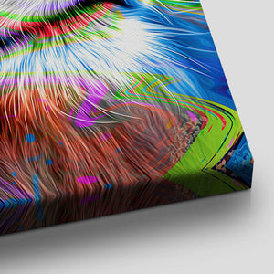 Pop Art Lion Head Vertical Wall Art Canvas-Stunning Canvas Prints