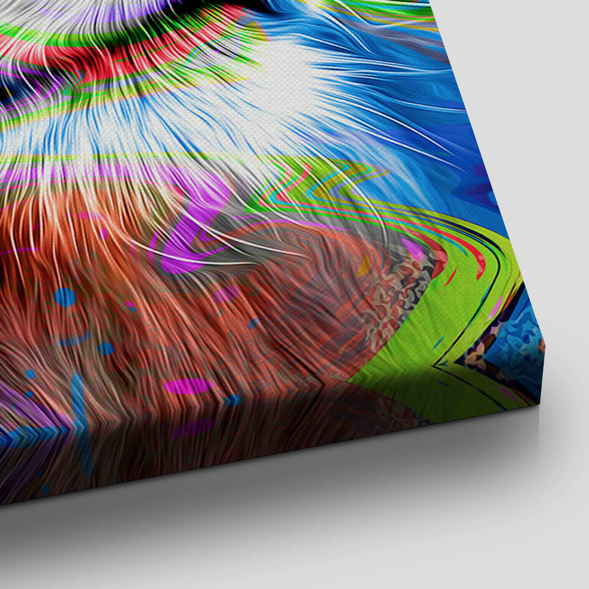 Pop Art Lion Head Vertical Wall Art Canvas-Stunning Canvas Prints