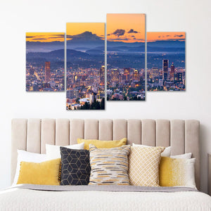 Portland Skyline Wall Art Canvas-Stunning Canvas Prints