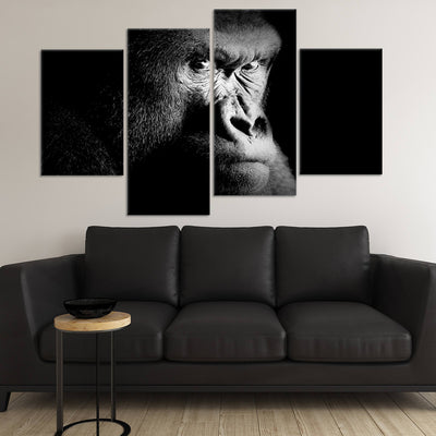 Gorilla Portrait Wall Art-Stunning Canvas Prints