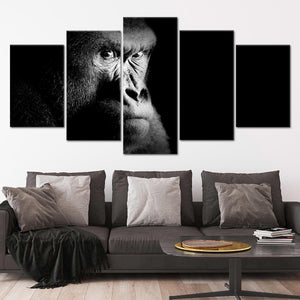 Gorilla Portrait Wall Art Canvas-Stunning Canvas Prints