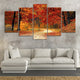 Premium woodland path canvas painting for bedroom ambiance