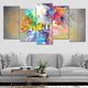 Large Colorful Abstract Lightbulb Wall Art For Living Room Wall-Stunning Canvas Prints