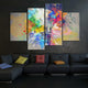 Large Colorful Abstract Lightbulb Wall Art For Living Room Wall-Stunning Canvas Prints