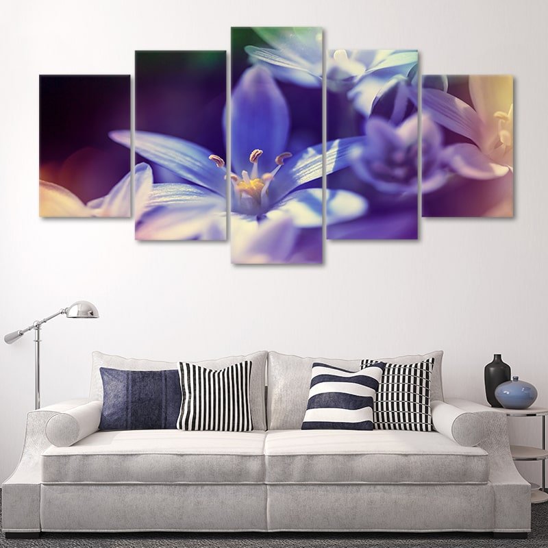 Purple Flower Close Up canvas prints