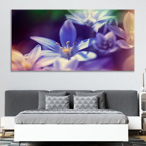 Blue Scilla Flowers Wall Art Canvas Print-Stunning Canvas Prints