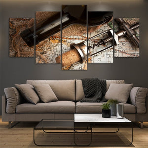 Winery Map Wall Art Canvas Print-Stunning Canvas Prints