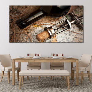Winery Map Wall Art Canvas Print-Stunning Canvas Prints