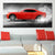 Chevrolet Red Camaro Drifting Canvas Wall Art