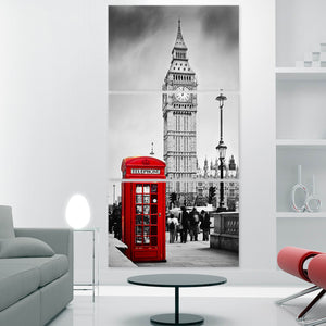 London Phone Booth Wall Art Canvas-Stunning Canvas Prints