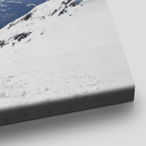 Red Skis Wall Art Canvas Print-Stunning Canvas Prints