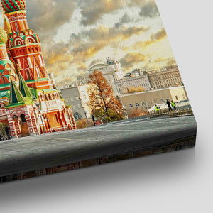 Red Square Moscow Skyline Wall Art Canvas-Stunning Canvas Prints