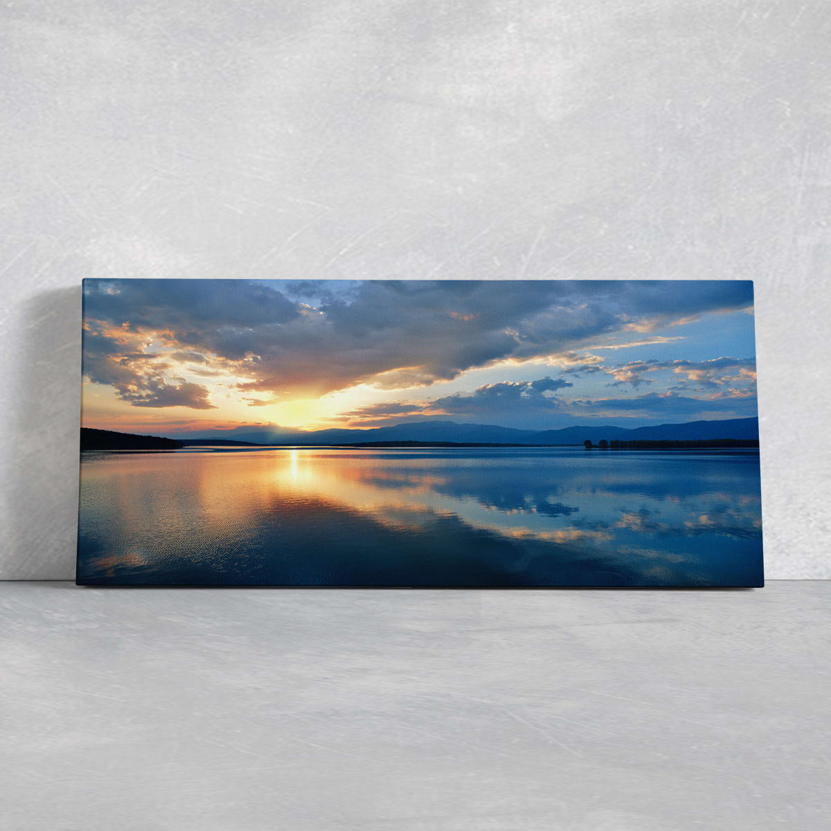 Prints Wall Relax Lake Canvas by l Stunning Canvas Sunset The Art On