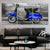 Retro Blue Vespa Wall Art-Stunning Canvas Prints