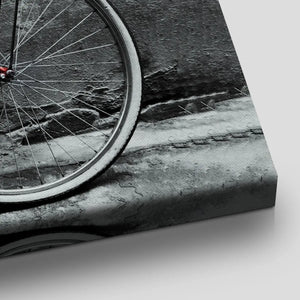 Red Vintage Bike Wall Art Canvas Print-Stunning Canvas Prints