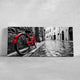 Vintage Red Bike Wall Art Canvas-Stunning Canvas Prints