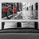 Vintage Red Bike Wall Art Canvas-Stunning Canvas Prints