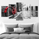 Vintage Red Bike Wall Art Canvas-Stunning Canvas Prints