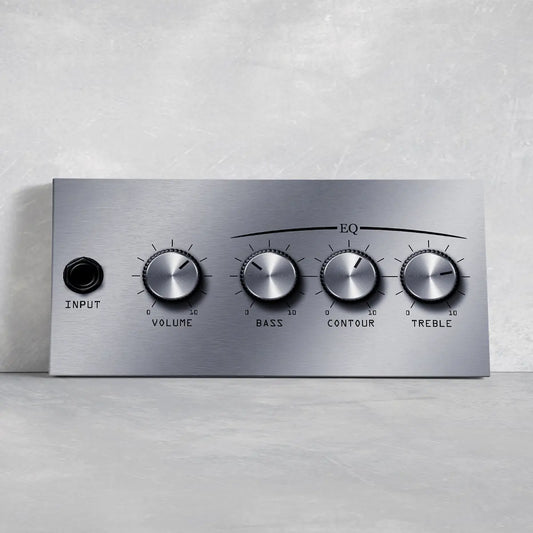 Old-school treble dial in modern décor style — contemporary canvas wall art for living room boosts calming musical atmosphere beautifully
