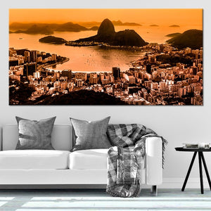 Rio De Janeiro Skyline Wall Art Canvas-Stunning Canvas Prints
