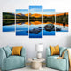 Mountain Lake Reflection Wall Art Canvas-Stunning Canvas Prints