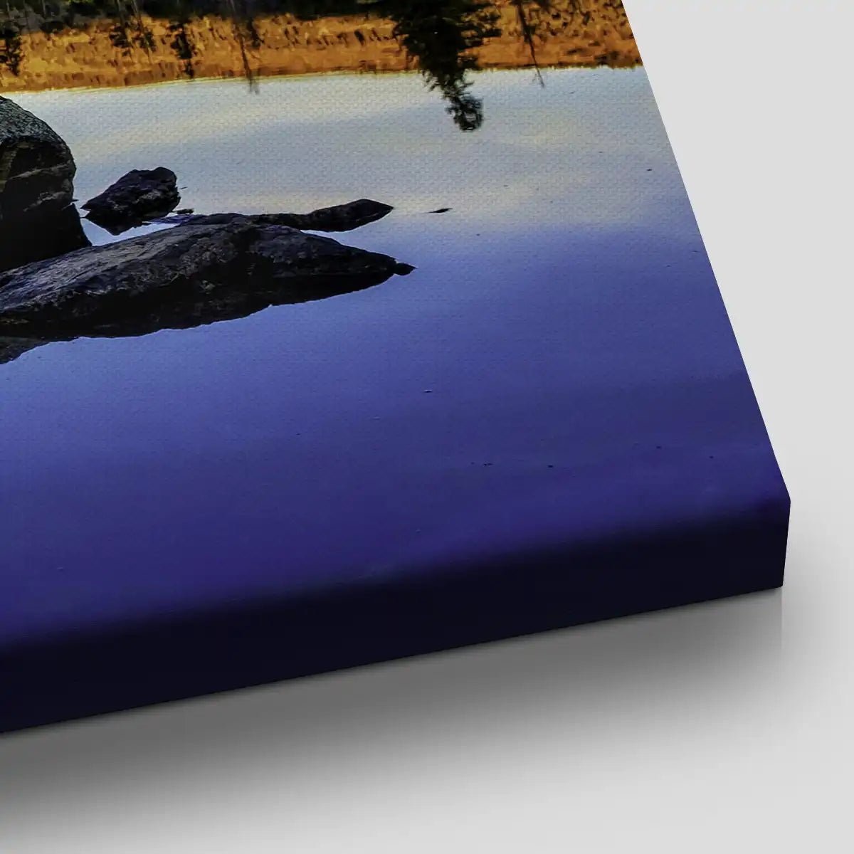 Mountain Lake Reflection Wall Art Canvas-Stunning Canvas Prints