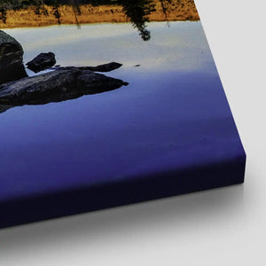 Mountain Lake Reflection Wall Art Canvas-Stunning Canvas Prints