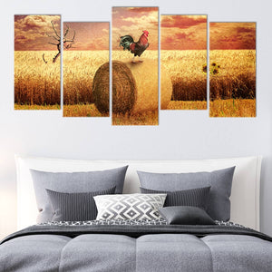 Farm Rooster Wall Art Canvas-Stunning Canvas Prints