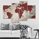 Rustic Atlas Map Wall Art Canvas Print-Stunning Canvas Prints